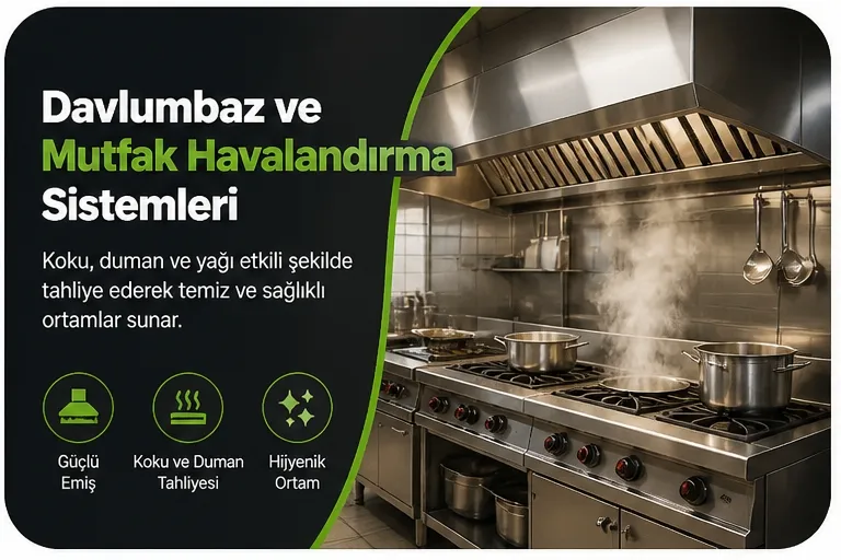 Davlumbaz ve Mutfak Havalandırma Sistemleri