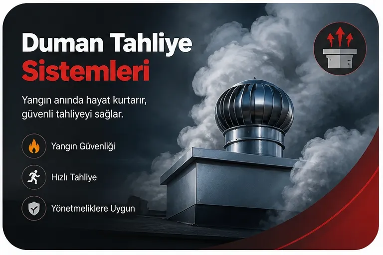 Duman Tahliye Sistemleri Hayat Kurtarır